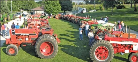 Antique Tractor Display - Stanton, Iowa